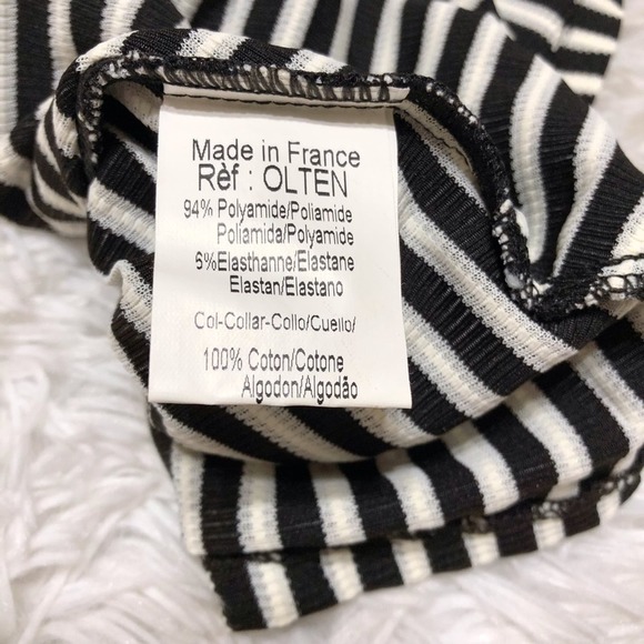 Rayure Paris Womens Shirt Extra Large Striped Sleeveless Blouse - Picture 5 of 5